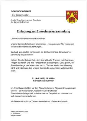 Einwohnerversammlung