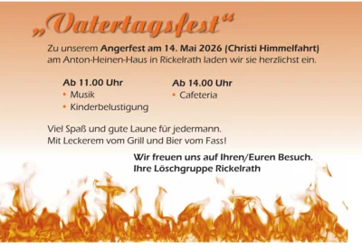 Veranstaltung: Vatertagsfest der LE Rickelrath Do 14.​05.​2026