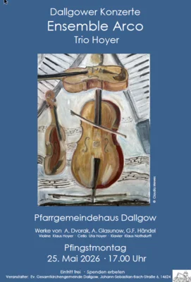 Veranstaltung: Dallgower Konzerte - Ensemble Arco Trio Hoyer Mo 25.​05.​2026
