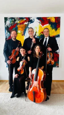 Raecke-Quintett mit Rasmus Raecke, Tatyana Kashytska, Diego Uzal, Katharina Uzal, Leonid Tenenbaum