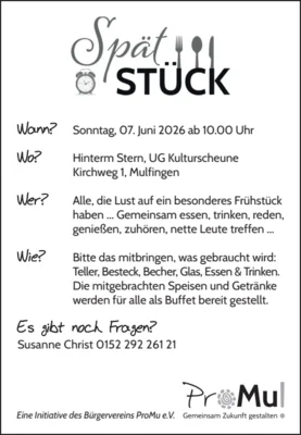 Veranstaltung: Sp&auml;tst&uuml;ck So 07.​06.​2026