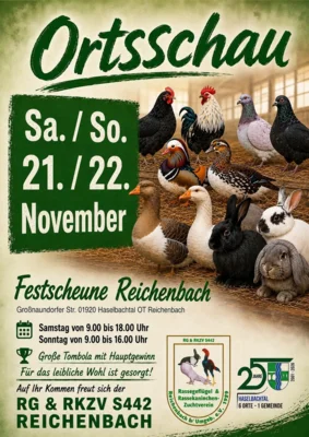 Flyer Ortsschau Festscheune Reichenbach