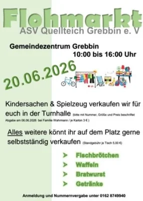 Flohmarkt in Grebbin (Bild vergr&ouml;&szlig;ern)