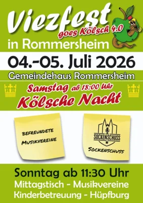 Veranstaltung: Viezfest - K&ouml;lsche Nacht Sa 04.​07.​2026