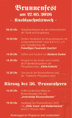 Programm Brunnenfest