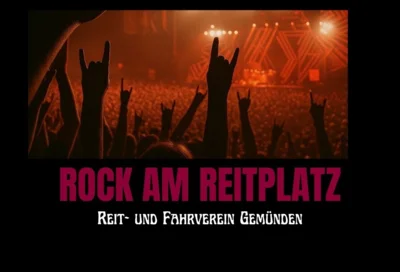 Veranstaltung: "Rock am Reitplatz" Sa 29.​08.​2026