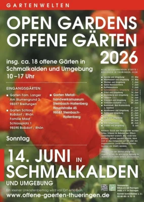 Veranstaltung: Tag der offenen G&auml;rten So 14.​06.​2026