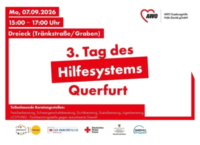 3. Tag des Hilfesystems am 7. September auf dem Dreieck in Querfurt