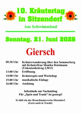 Plakat 10. Kräutertag in Sitzendorf (Bild vergr&ouml;&szlig;ern)