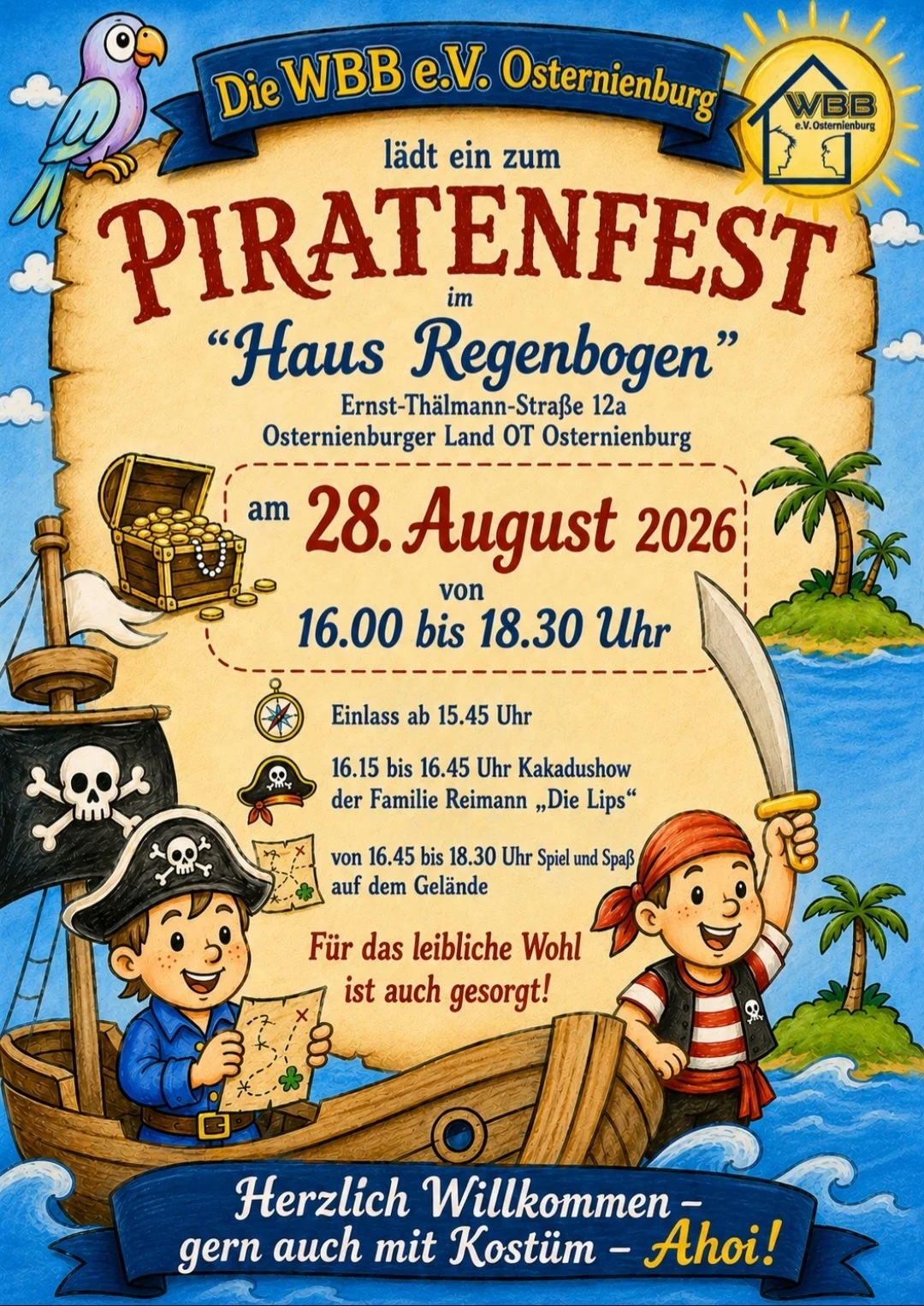 Piratenfest "Haus Regenbogen" Osternienburg