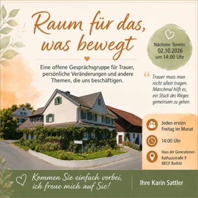 Trauer-Selbsthilfegruppe