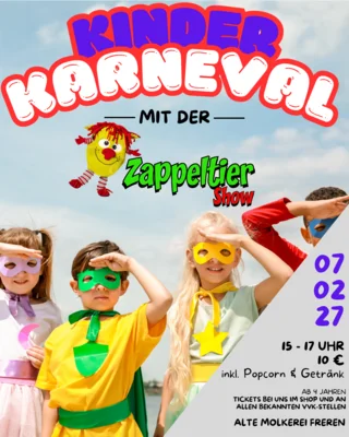 Karneval mit dem Zappeltier (Bild vergr&ouml;&szlig;ern)