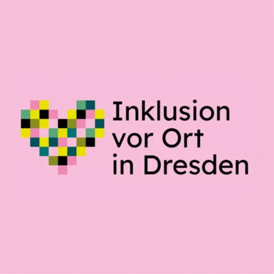Rosa Hintergrund, darauf das Logo von 