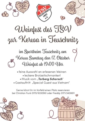 Weinfest des TSV Teuschnitz