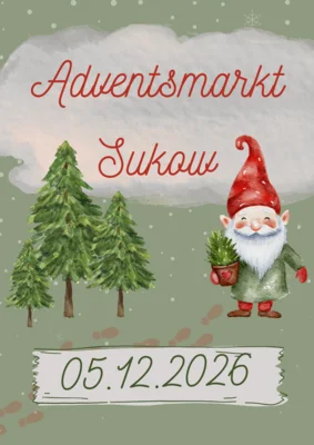Veranstaltung: Adventsmarkt Sukow Sa 05.​12.​2026