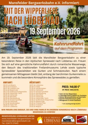 Mit der Wipperliese nach Lübbenau