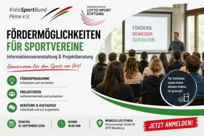 Informationsveranstaltung für Sportvereine „Fördermöglichkeiten & Projektberatung“