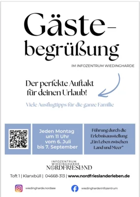 Veranstaltung: G&auml;stebegr&uuml;&szlig;ung Klanxb&uuml;ll 06.07. – 07.09.2026