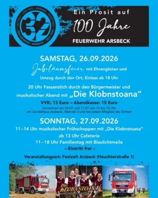 Jubiläumsfeier am Samstag, 26. September und Familientag a, Sonntag, 27. September (Bild vergr&ouml;&szlig;ern)