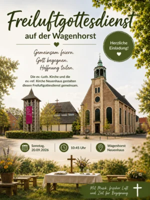 Plakat Freiluftgottesdienst (Bild vergr&ouml;&szlig;ern)