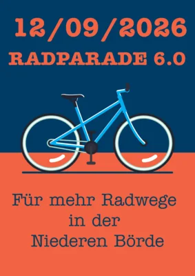 Veranstaltung: Radparade 6.0 Sa 12.​09.​2026