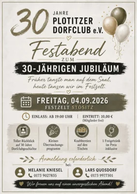 Programm für Freitag, 04.09.2026