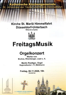 FreitagsMusik in St. Mariä Himmelfahrt Unterbach