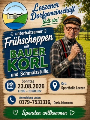 Fr&uuml;hschoppen mit Bauer Korl