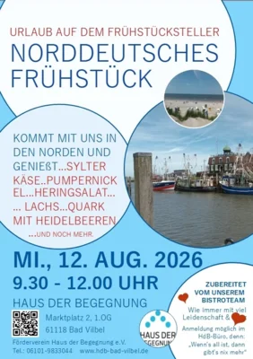 Veranstaltung: Norddeutsches Fr&uuml;hst&uuml;ck beim "Fr&uuml;hst&uuml;ckstreff im HdB" Mi 12.​08.​2026