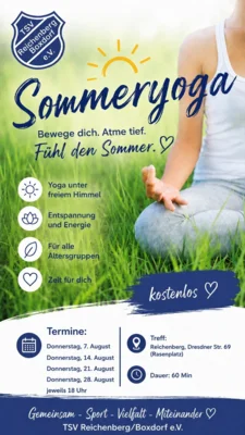 Sommer Yoga (Bild vergr&ouml;&szlig;ern)