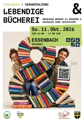 Plakat Lebendige Bücherei