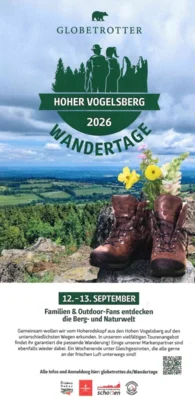 Flyer für Wandertage 2026