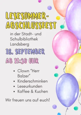 Lesesommer Abschlussfest