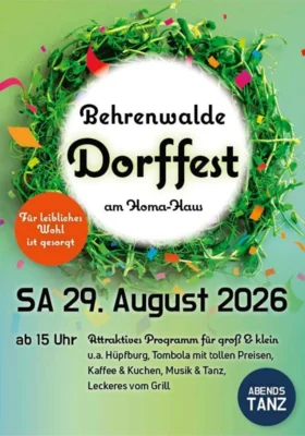 Dorffest in Behrenwalde