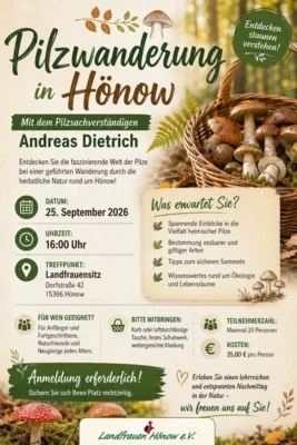 Flyer Pilzwanderung
