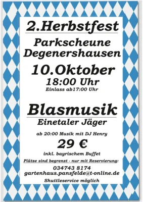 2. Herbstfest im Landschaftspark Degenershausen in der Parkscheune ©Gartenhaus Pansfelde (Bild vergr&ouml;&szlig;ern)