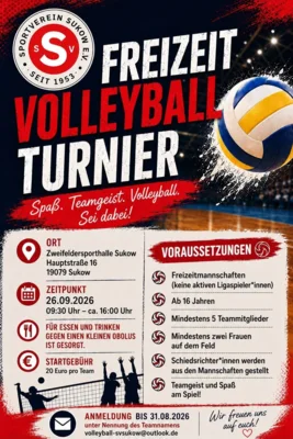 Freizeit Volleyballturnier