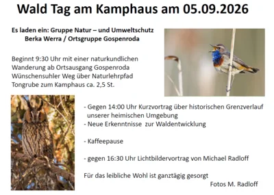 Flyer Waldtag am Kamphaus 2026