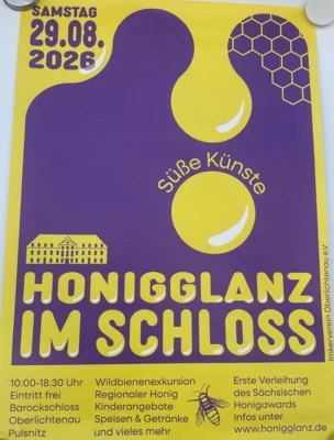 Flyer Honigglanz im Schloss