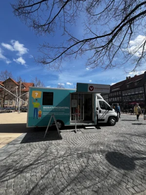 Beratungsmobil der Verbraucherzentrale Sachsen-Anhalt