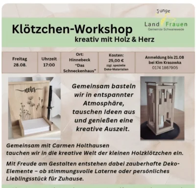 Klötzen-Workshop