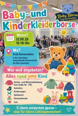 Veranstaltung: Baby- und Kinderkleiderb&ouml;rse Sa 12.​09.​2026