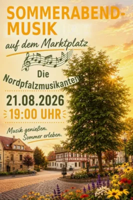 Veranstaltung: Sommerabend - Musik - Marktplatz Alsenz Fr 21.​08.​2026