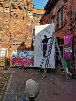 2025: Live-Painting mit Till Neuenfeldt (Bild vergr&ouml;&szlig;ern)