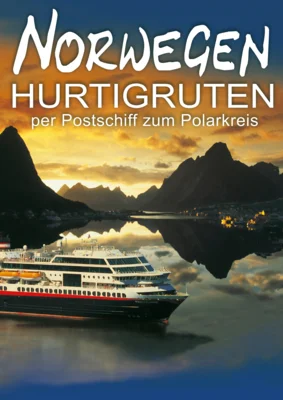 Plakat Norwegen Hurtigruten (Bild vergr&ouml;&szlig;ern)