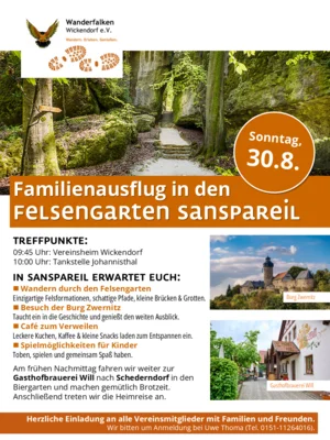Familienausflug nach Sanspareil