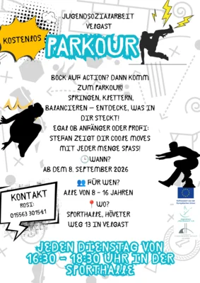 Parkour 2026 - Jugendsozialarbeit Velgast