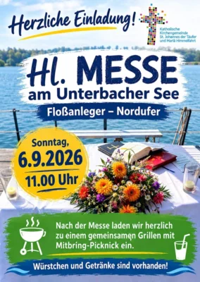 Hl. Messe am Unterbacher See