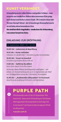 Einladung Eröffnung Kunstpfad Schneeberg (Bild vergr&ouml;&szlig;ern)