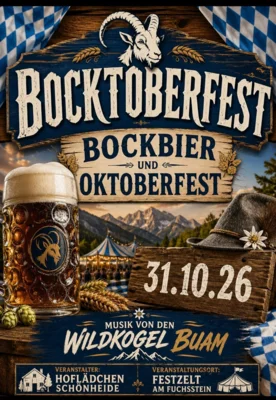 Veranstaltung: Bocktoberfest Sa 31.​10.​2026